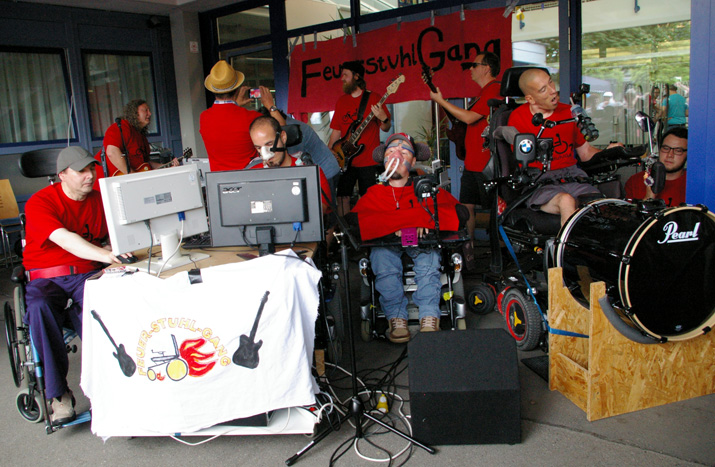 Sommerfest auf heißen Rädern